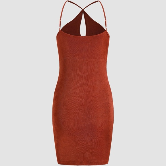 Ready for a night out? This burnt orange piece is brand new & ready for you! - Picture 2 of 3